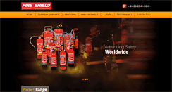 Desktop Screenshot of fireshieldindia.com